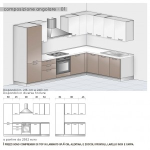 Cucina angolare - modello base